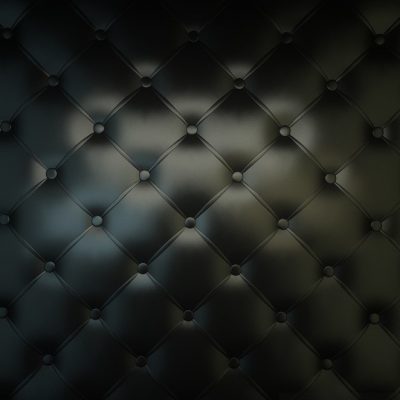 Sepia luxury buttoned black leather